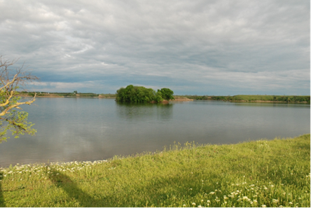 Курское водохранилище.