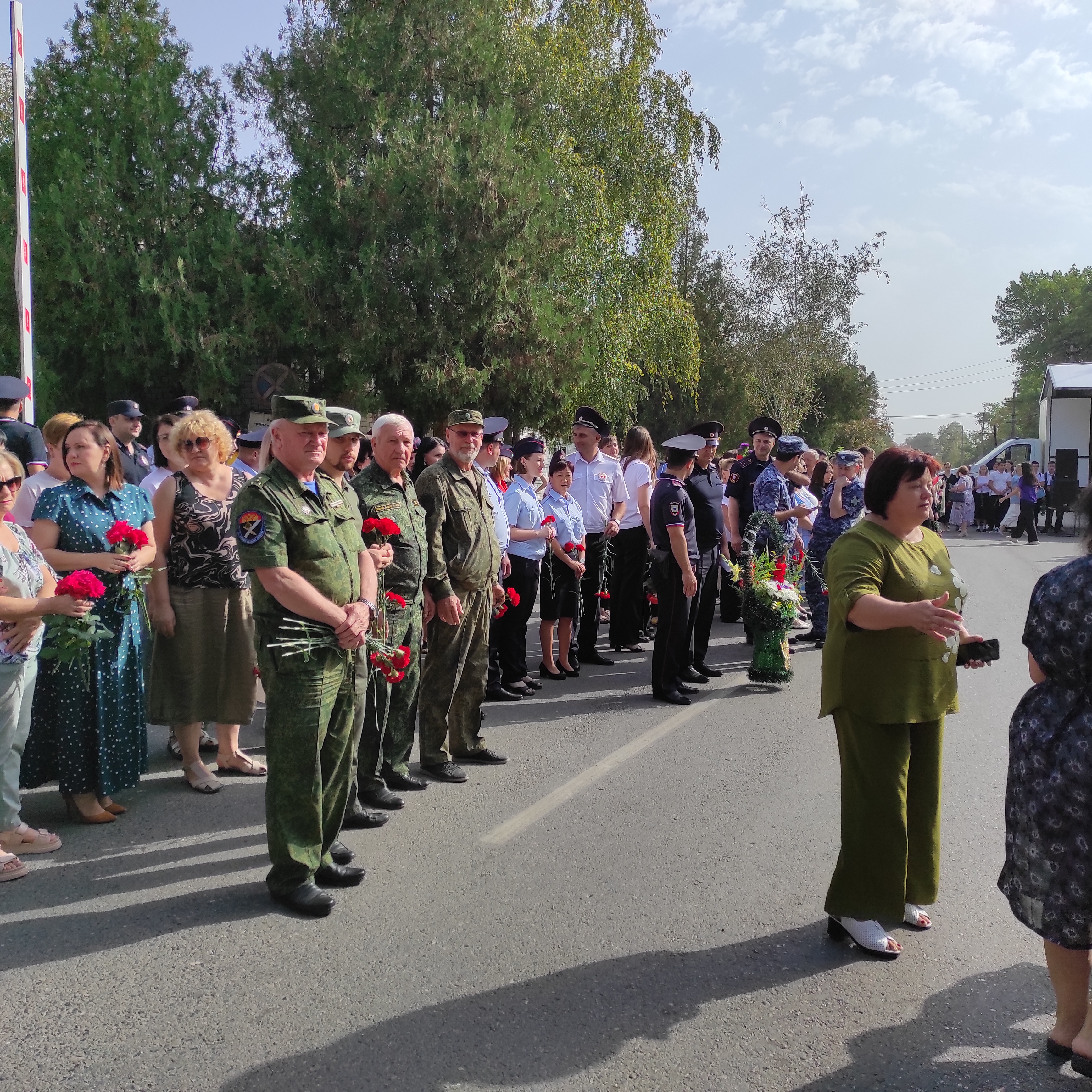 В день солидарности борьбы с терроризмом, в станице Курская состоялось Всероссийская акция « Беслан, помним ».