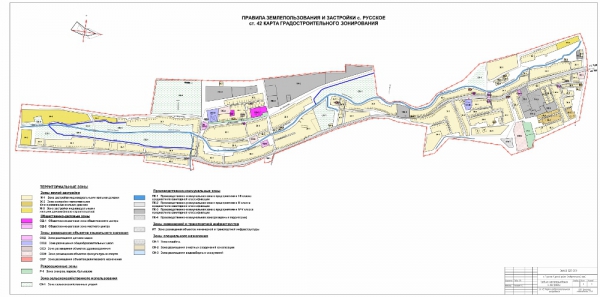 Схема градостроительного зонирования