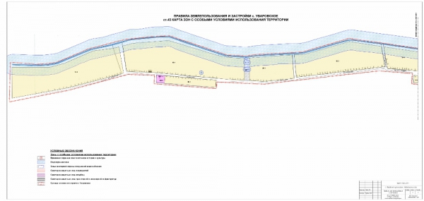 Карта зон с особыми условиями использования территории